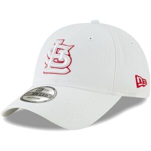 NWT St. Louis Cardinals New Era Core Pop 49FORTY Fitted Hat - White